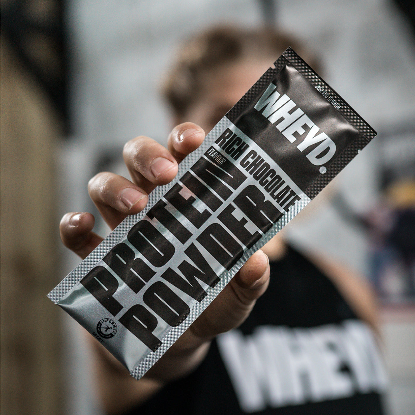 lactose free whey protein sachets chocolate