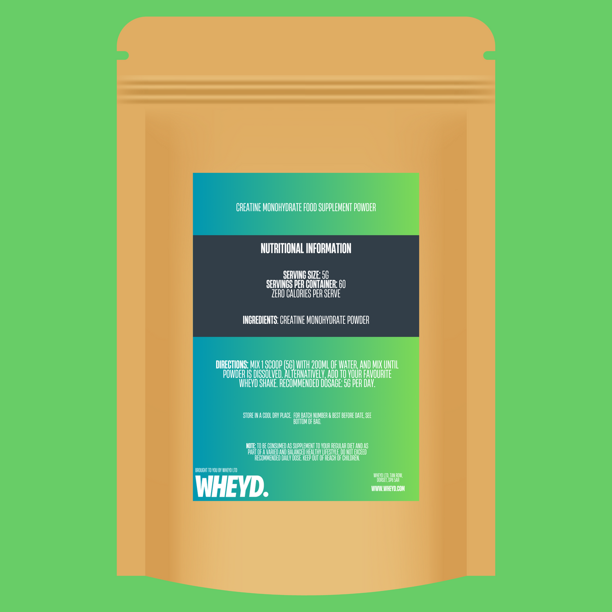 Creatine Powder (UK) – Strength, Power & Performance – WHEYD