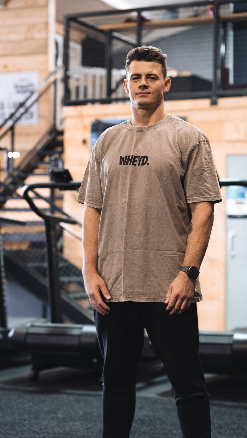 WHEYD Oversized Acid-Wash T-Shirt