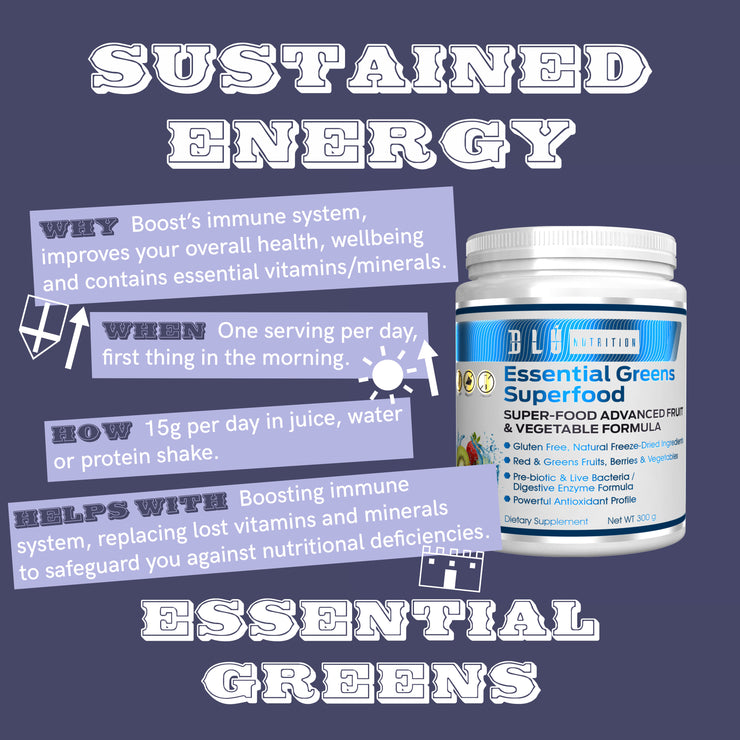 Blu Nutrition Essential Greens / 30 Serve