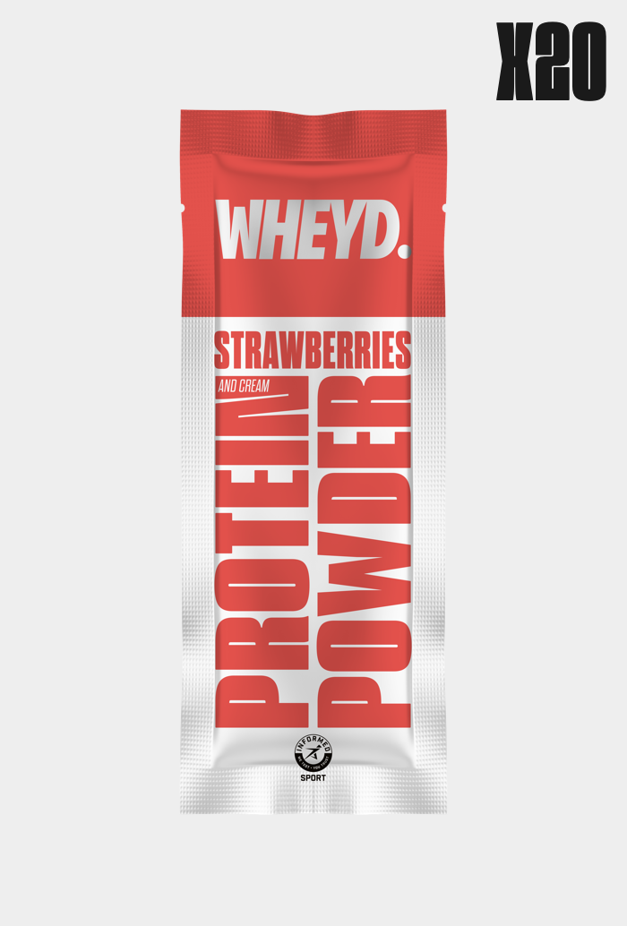 lactose free whey protein sachets strawberry