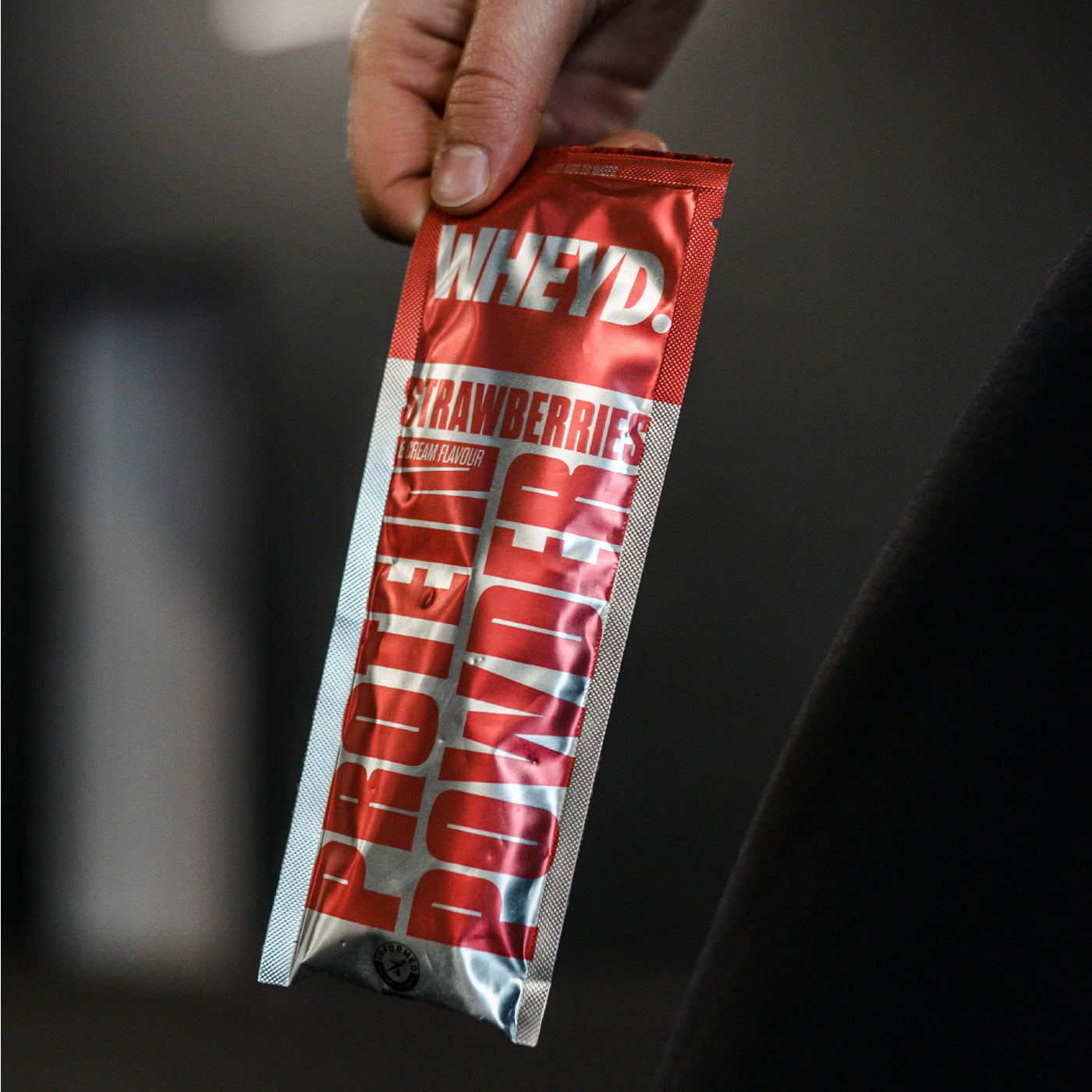 lactose free whey protein sachets strawberry